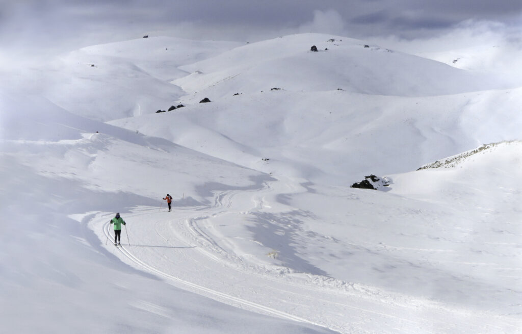 The Snow Farm cross country skiing area, Cardrona Valley, New Zealand