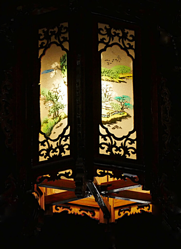 Dunedin Chinese Gardens window