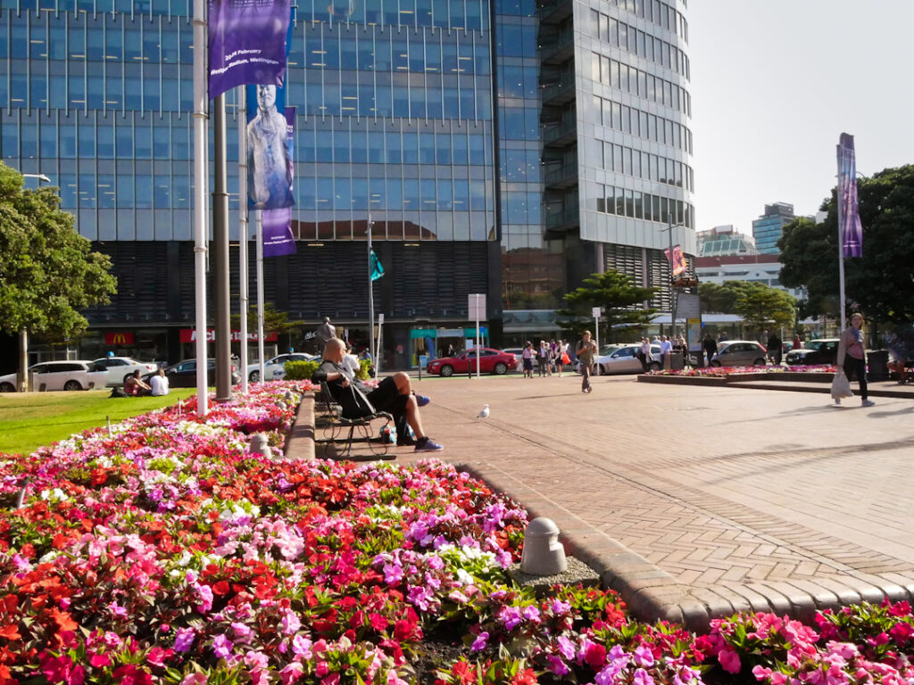 Downtown Wellington. Gardens